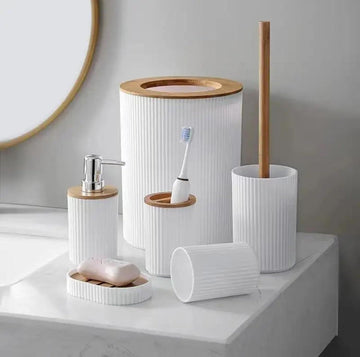 Bathroom Accessories Set, 6 Pieces